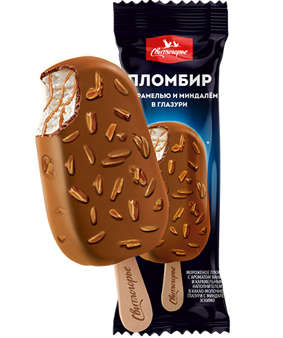 Свитлогорье Эскимо Карамель и Миндаль  (5362)