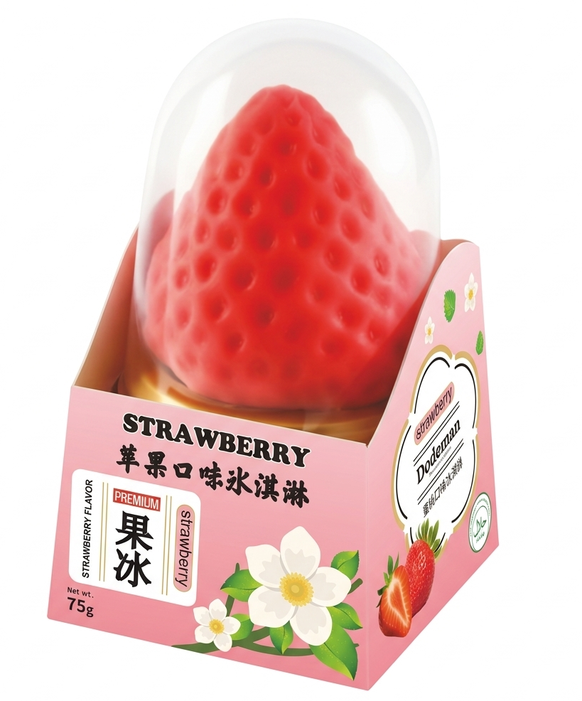China Ice Cream Viral Strawberry