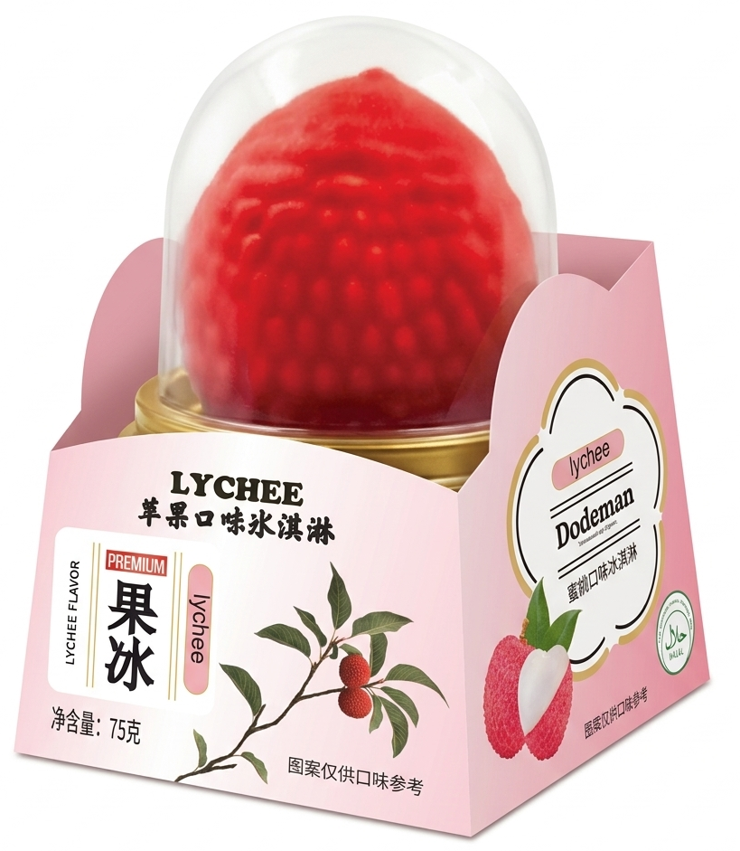 China Ice Cream Viral Lychee