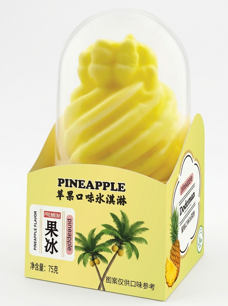 China Ice Cream Viral Pineapple