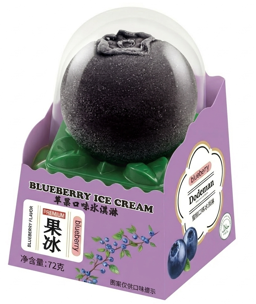China Ice Cream Viral Blueberry