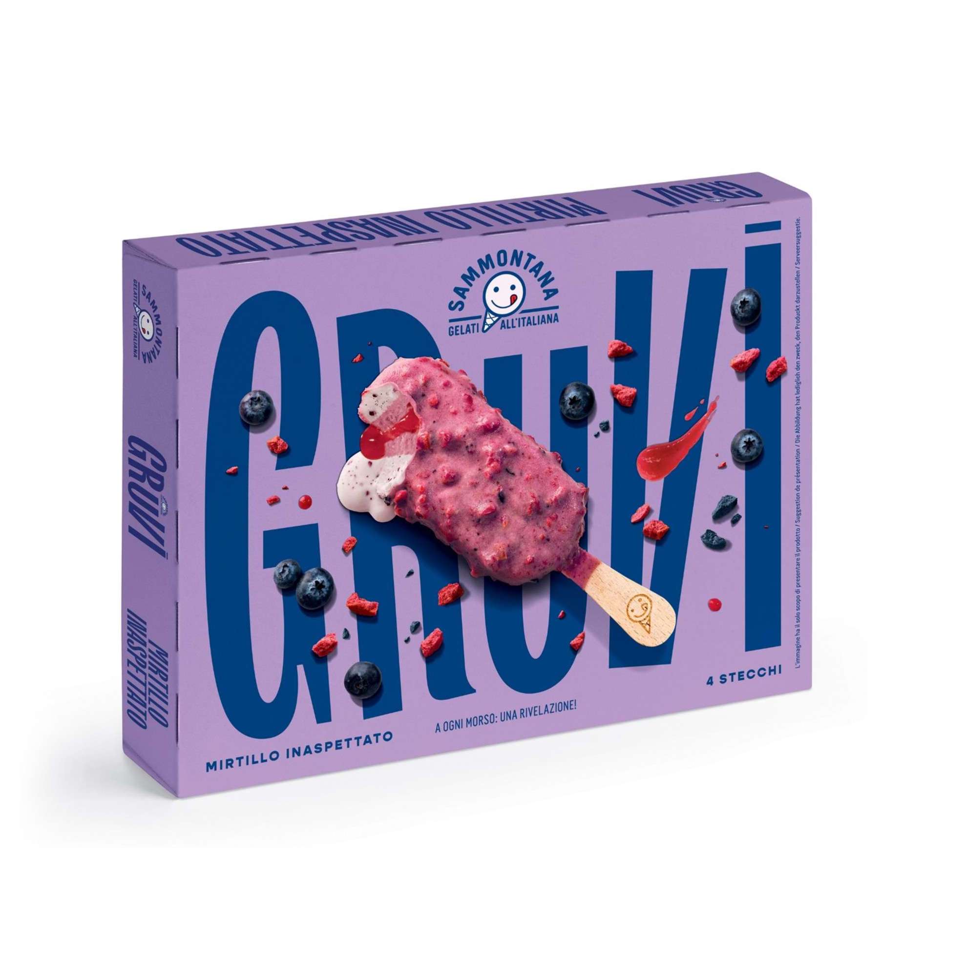 Sammontana STECCO GRUVI BLUEBERRY 4х (9775)