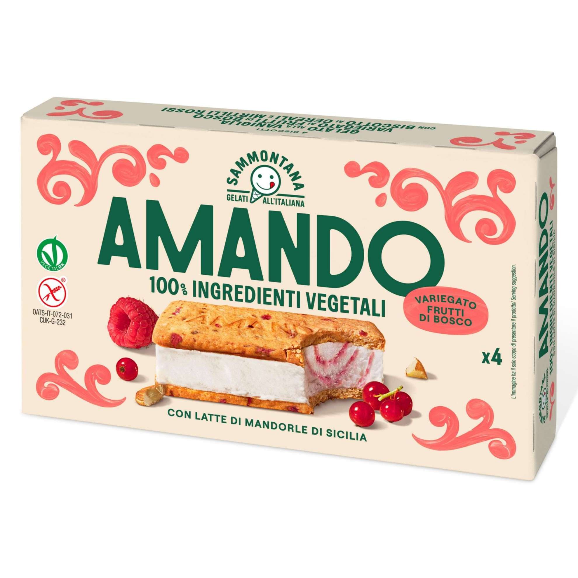 Sammontana BISCOTTO AMANDO FRUTTI DI BOSCO 4x (0868)