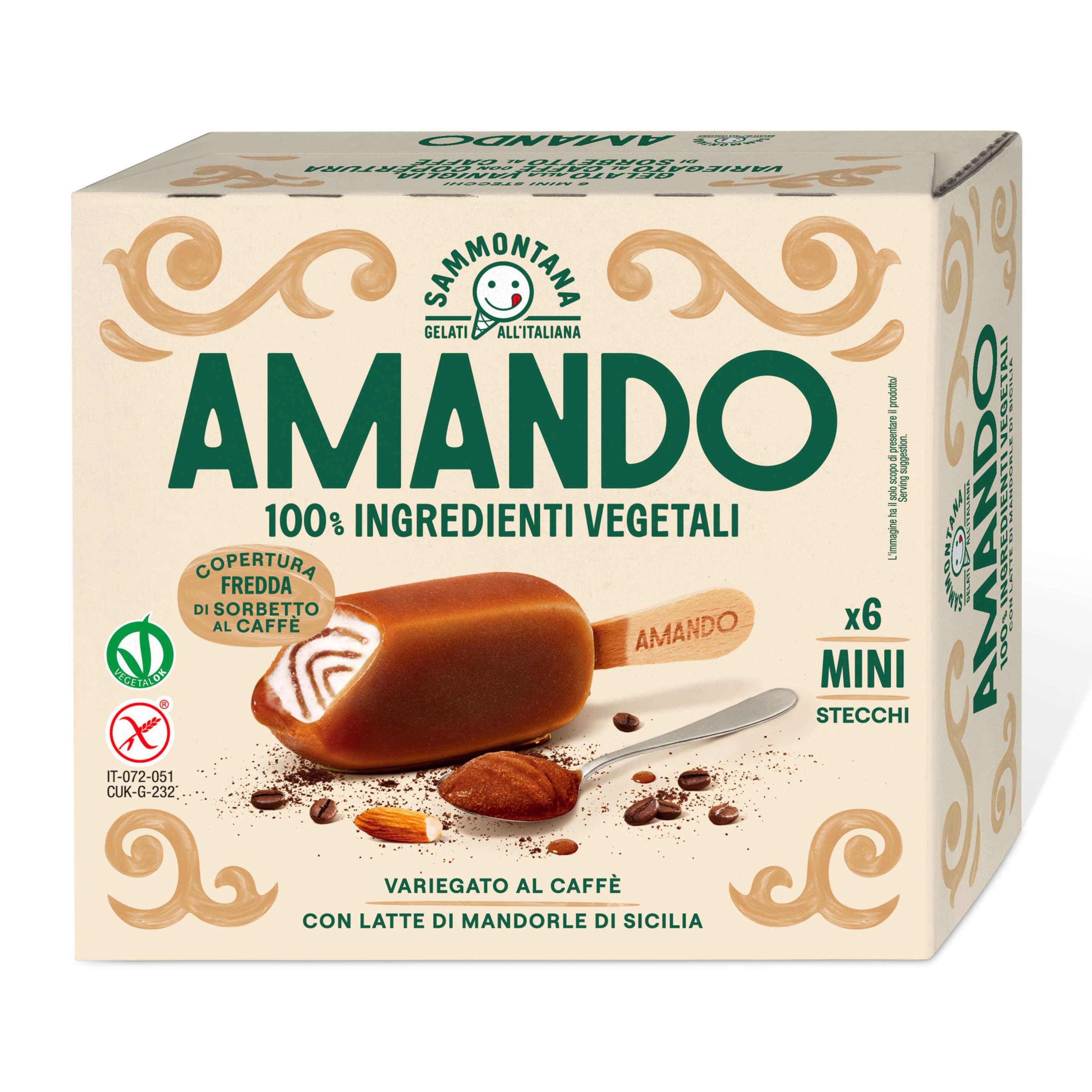 Sammontana Stecco AMANDO CAFFE 6х (2997)